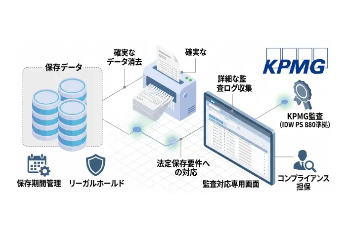法令対応 ― 電子帳簿保存法・KPMG監査済み