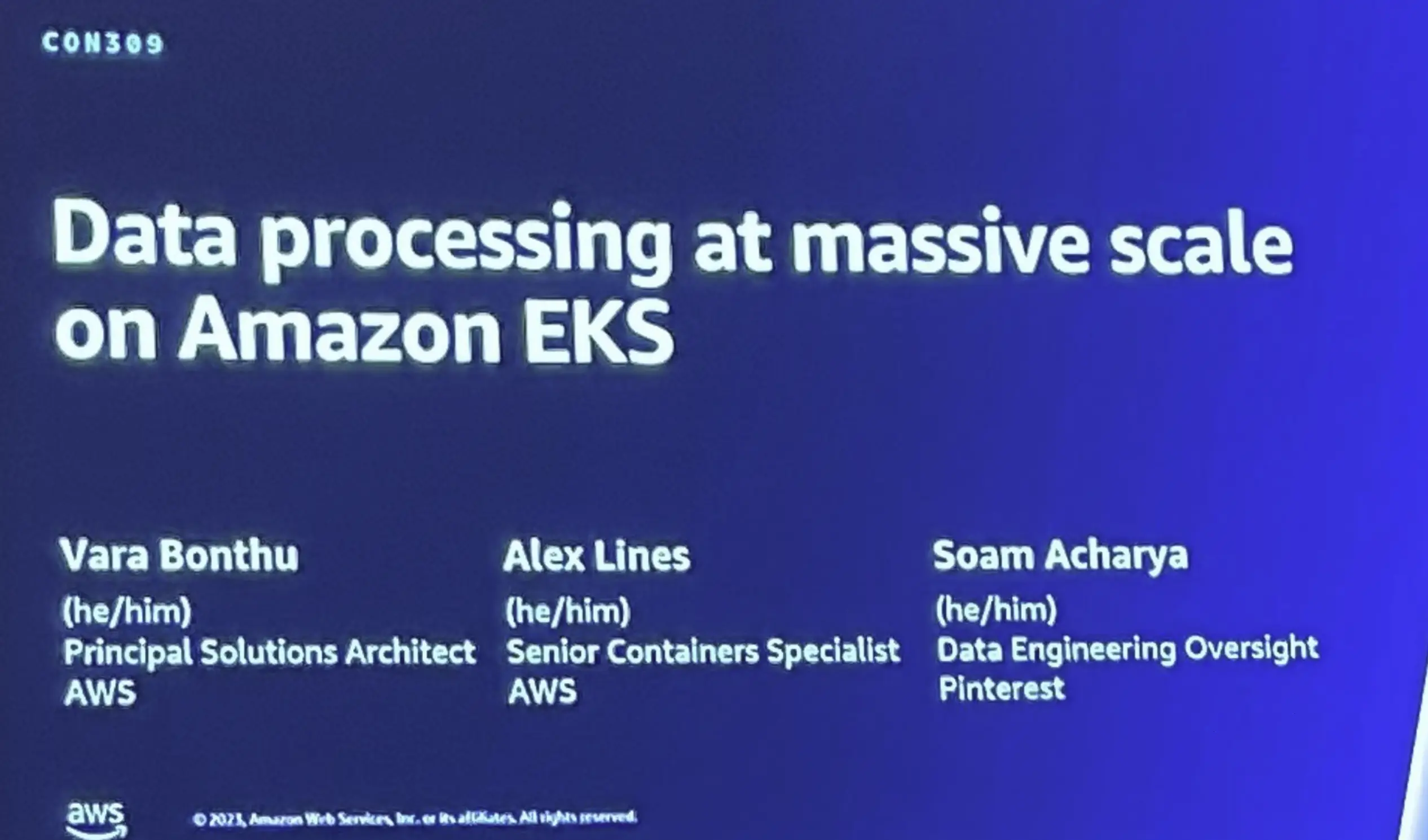 [re:Invent 2023レポート] Data processing at massive scale on Amazon EKS