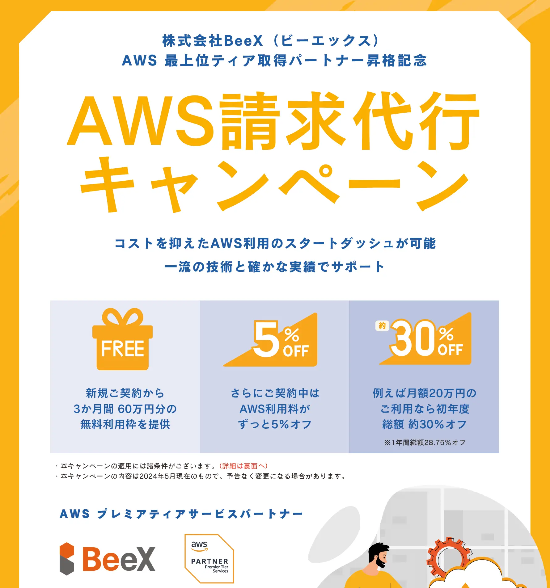AWS請求代行キャンペーンチラシ